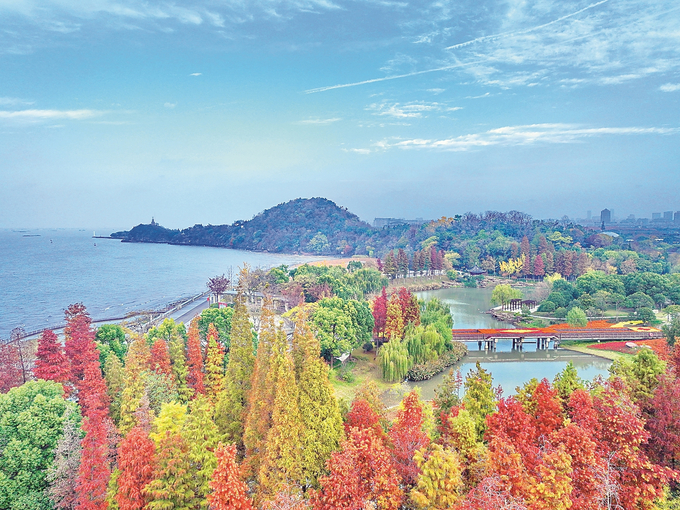 南通五山地區(qū)如今美景如畫。 許叢軍 攝
